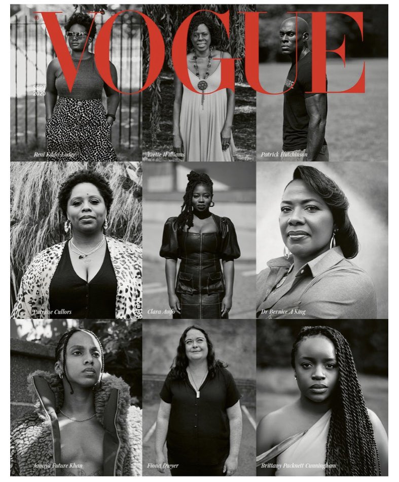 nazirafzal's tweet photo. Delighted to see my former colleague Yvette Williams featured in @BritishVogue special issue on Activists partly for her work on Grenfell
It’s a Who’s Who of changemakers 

Yvette has been fighting for equality for yrs &amp; taught me so much

#officialj4g

https://t.co/CpRI5DAZS3 https://t.co/VYH0rHdxXN