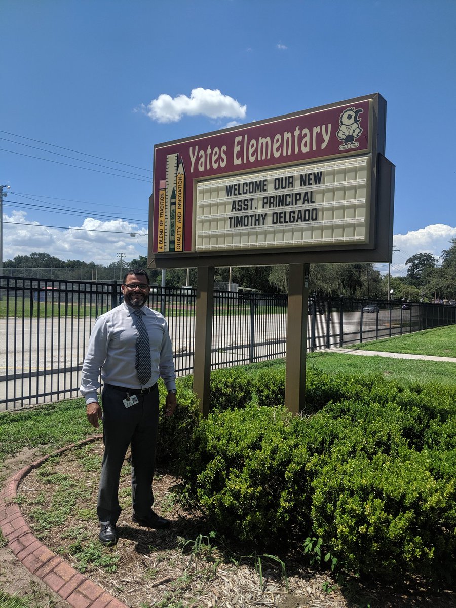 HcpsYates's tweet photo. Our Eaglet Nation is proud to have AP Timothy Delgado join our team! Excited about the great things we will accomplish together! #EagletPride https://t.co/sGInL1jghZ