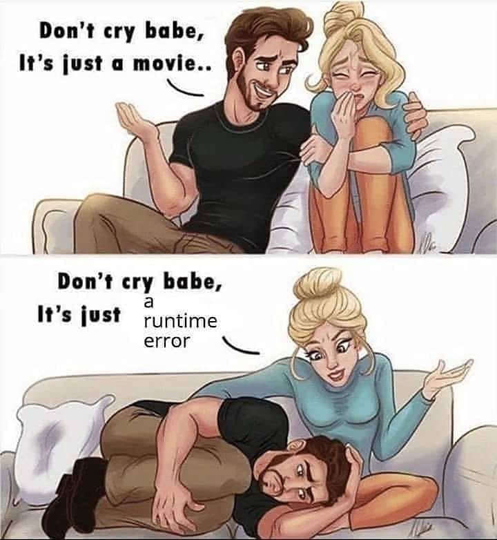 iphonegalaxymd's tweet image. But errors are real :(

#codingmeme #codingindonesia #програмистка #girlprogrammer
#codingmemes #codinghumor #codingfun #comupterprogramming #programminglanguage 
#100daysofcode #frontenddeveloper #reactjs #websitedeveloper #computerengineering #csharp #learntocode
#softwaredev