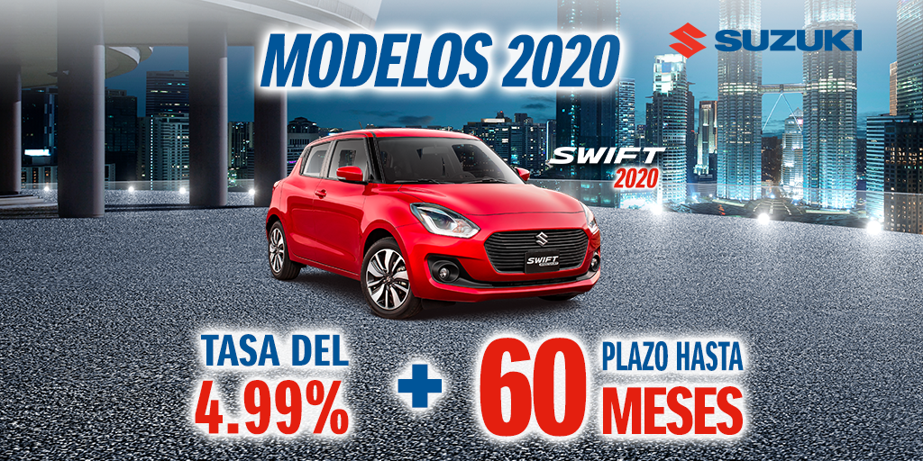 SuzukiPolanco's tweet photo. Estrena HOY 🔥 modelos 2020 #Swift o #Ertiga 🚘
🔝 TASA 4.99%
😎Plazo hasta 60 meses

Cotiza tu próximo #Suzuki : https://t.co/OxgeNcxB3e

#SuzukiPolanco #Camcar https://t.co/CWRXQh3FaH