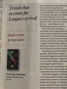 recbro's tweet image. My partners son David Broder had his most recent book reviewed in the Financial Times today. Great work David, very proud of you