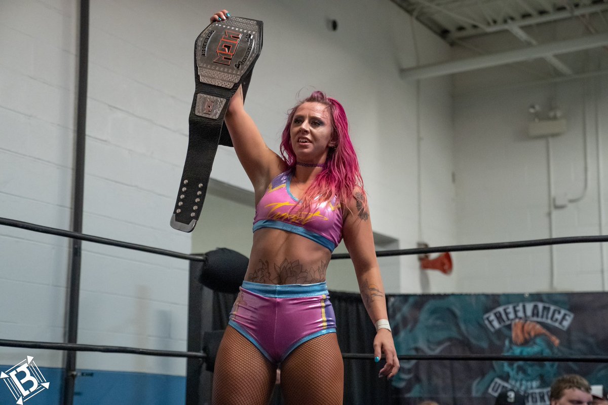 i beat 5 men for this belt. and became the first woman to hold it.  #IntergenderWrestling goes fkn hard 🤘🏼