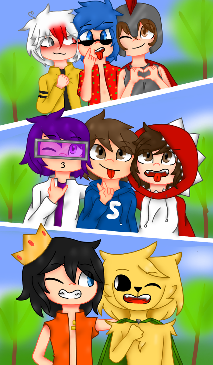 CreizihU's tweet photo. Me tomo dos dias este dibujo, me obsecione con los exes y salio esto, espero les guste me costo muchisimo hasta me duele la muñeca, me gusta pero no del todo 😔💕 

@MikecrackYT @ElTrollino @invictorgs3 @RiusPlay @Sparta3566 @Raptorgamer_ @elmayoo97 https://t.co/OeTk2O2fsT