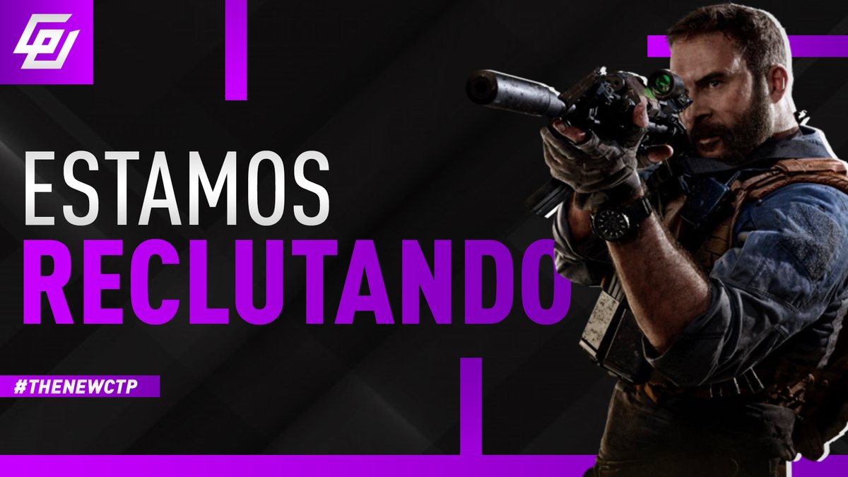 EsportssGravity's tweet photo. #RECLUTAMIENTO | #WARZONE

Hoy oficialmente comenzamos con nuestro reclutamiento de COD Warzone para beneficios y mayor informacion contacta con las redes oficiales del Equipo...💜

#TheNewCTP https://t.co/5C7dorU8iq