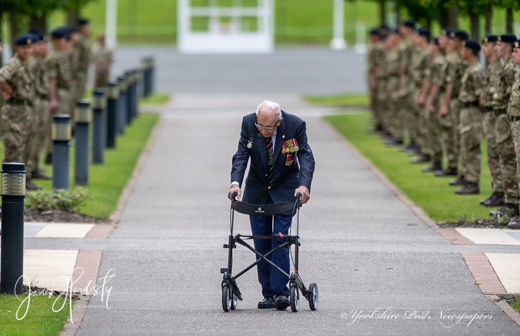 snapperjim's tweet photo. Captain Sir Tom Moore @captaintommoore visiting #Harrogates Army Foundation College in his new role as their Honorary Colonel where he received his new Colonel's rank slide @CO_AFC @BritishArmy @ForcesNews @yorkshirepost @MarisaCashill @IanDayPix @JayMitchinson @mikegauntdesign https://t.co/VPXyUW9nB4
