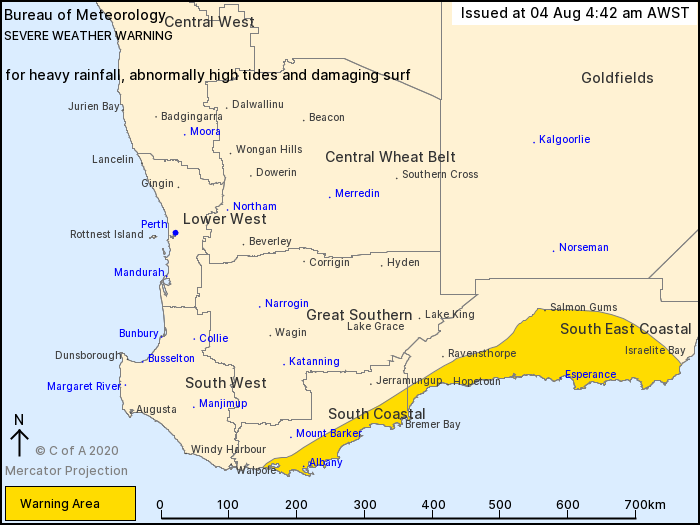 Bureau of Meteorology, Western Australia BOM_WA Twitter Analytics