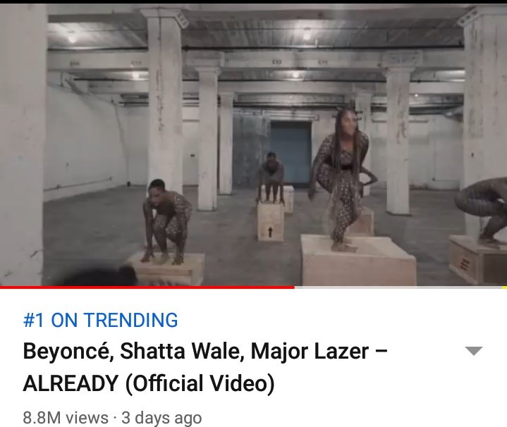 HighSpririt's tweet photo. Almost 9M Views And Trending #1 On YouTube
But we can still do better than this!
#AlreadyVideo
https://t.co/LZNhKx0G85
#AlreadyMusicVideo
#BlackIsKing
#ALREADYStreamingParty
#StateReward4Shatta
#SM4LYF β€ https://t.co/2j1ybAAZQ5