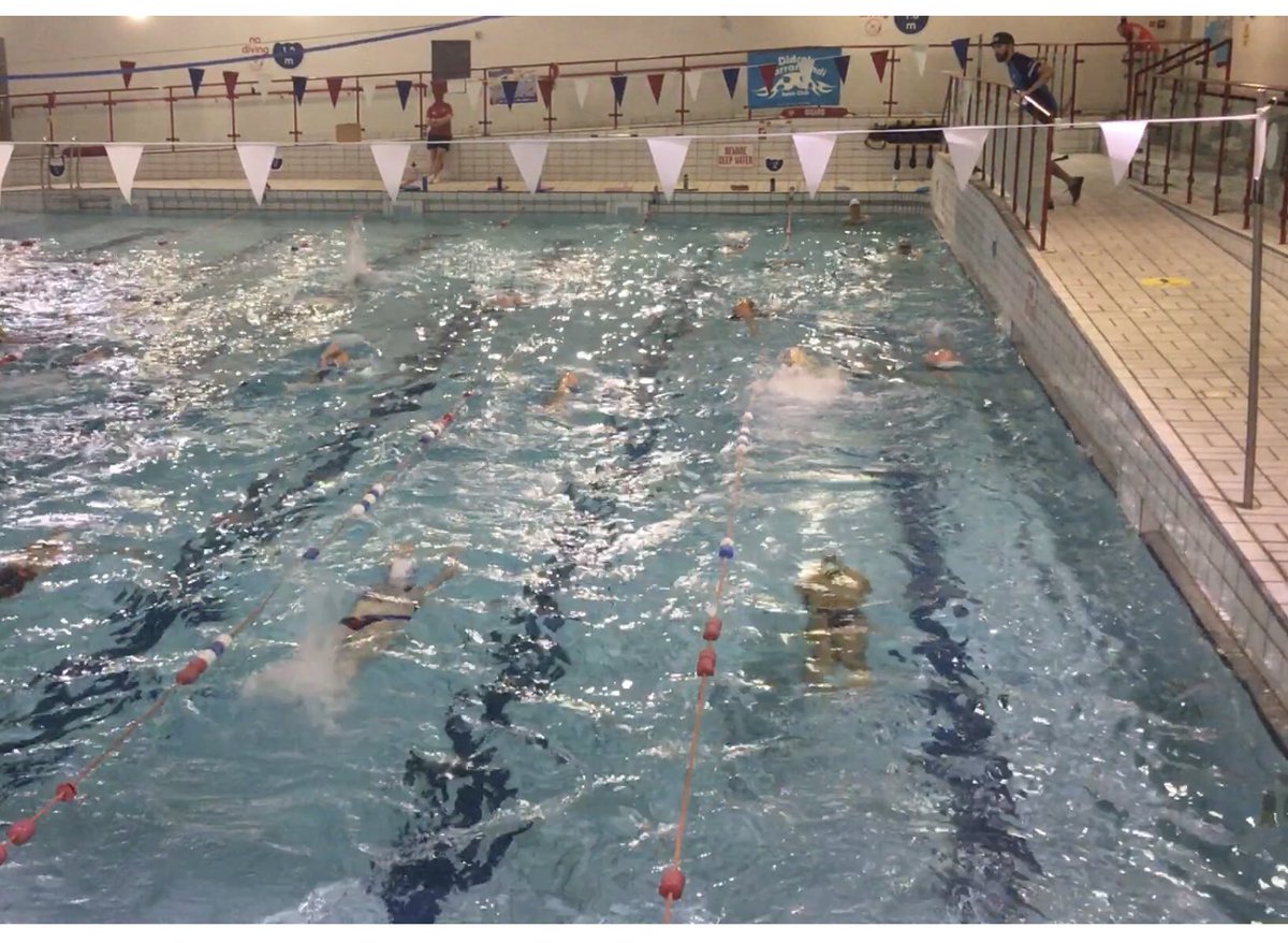MarkPike1's tweet photo. 1st sessions done - big thanks to everyone involved in getting us back in the pool (especially Covid officer Steve) @DBarramundiSC @Swim_England @JMNSwimmer #happyswimmers #smallclubbigheart #saveleisure #openpools https://t.co/ISBgOjf28u