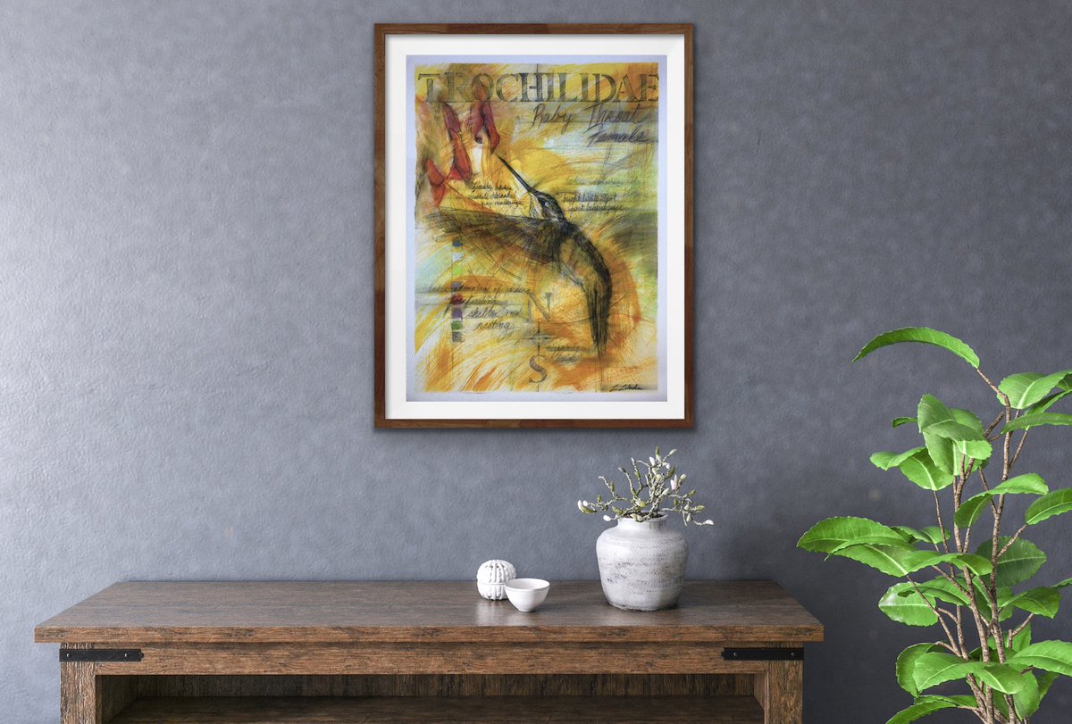 LauraLebedaArt's tweet photo. Hummingbird artwork for your walls...or a nature lover that you know. Originals and prints available @ https://t.co/0OW6rfBg0q https://t.co/WsoR7tGt2u