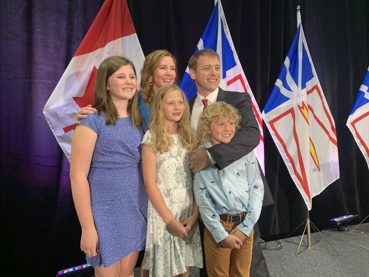 FureyAndrew's tweet photo. Wow. Thank you. 

To my family, friends and dedicated team of volunteers. 

To the Liberal Party - members, supporters, organizers, my opponent. 

It's an honour to be your leader and this great province's next premier. 

Together, it is our history to write. Let's get to work. https://t.co/9hzCiBTTJb