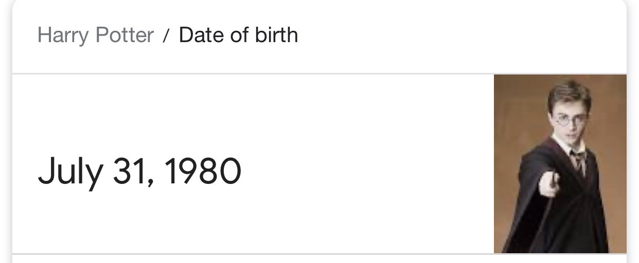 I missed Harry Potter s 40th birthday. 

Happy birthday, Harry! 