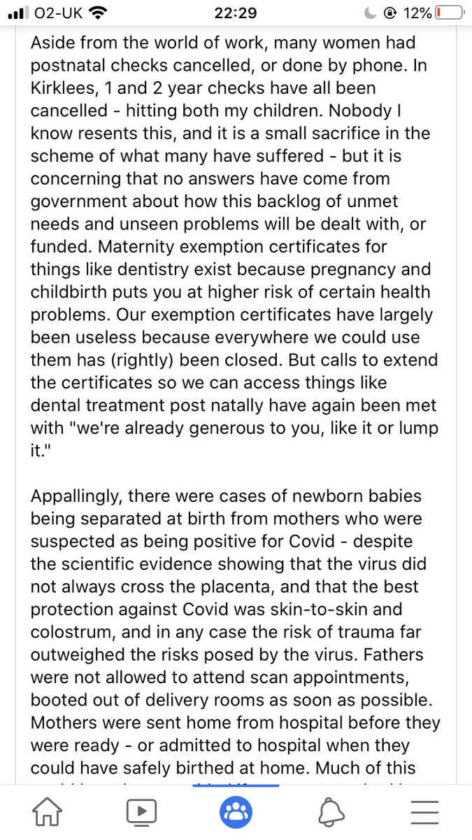 AlexandraGee1's tweet photo. Beautifully written. We’ve been forgotten and action needs to be taken. 

@BorisJohnson @RishiSunak #maternitypetition #ExcludedUK #COVID19 https://t.co/TMxr4aeOi6