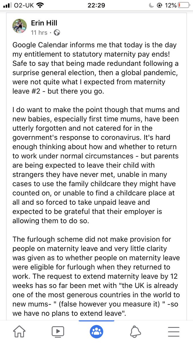 AlexandraGee1's tweet photo. Beautifully written. We’ve been forgotten and action needs to be taken. 

@BorisJohnson @RishiSunak #maternitypetition #ExcludedUK #COVID19 https://t.co/TMxr4aeOi6