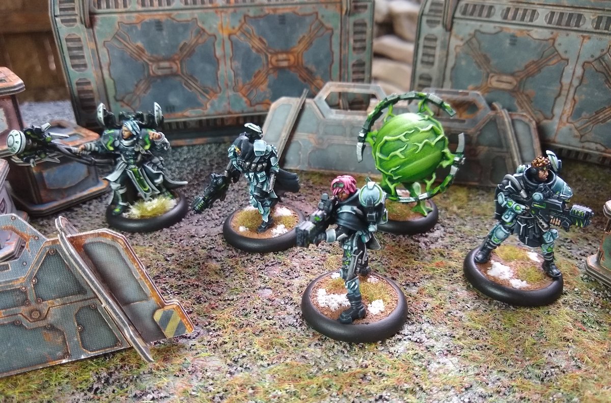 Kevin_Kircus's tweet image. Through the Gate! 
@privateerpress #WARCASTER #Marchers #miniaturepainting