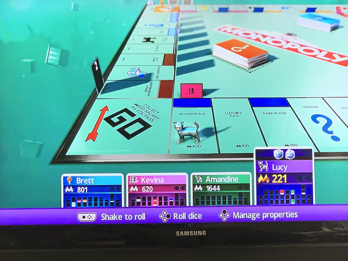 lucy_seay's tweet photo. @GameGrumps @egoraptor the hubs and I decided to play Monopoly tonight and look at the AI! HELP! https://t.co/QxsYhH2cSy