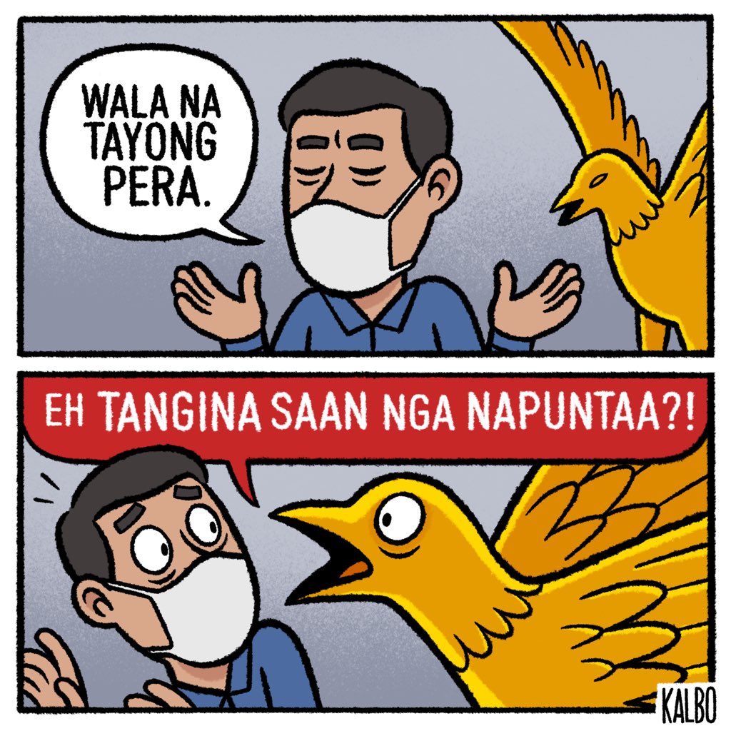 s h o w m e t h e m o n e y ?
hindi na rin nakapagpigil yung eagle. 
