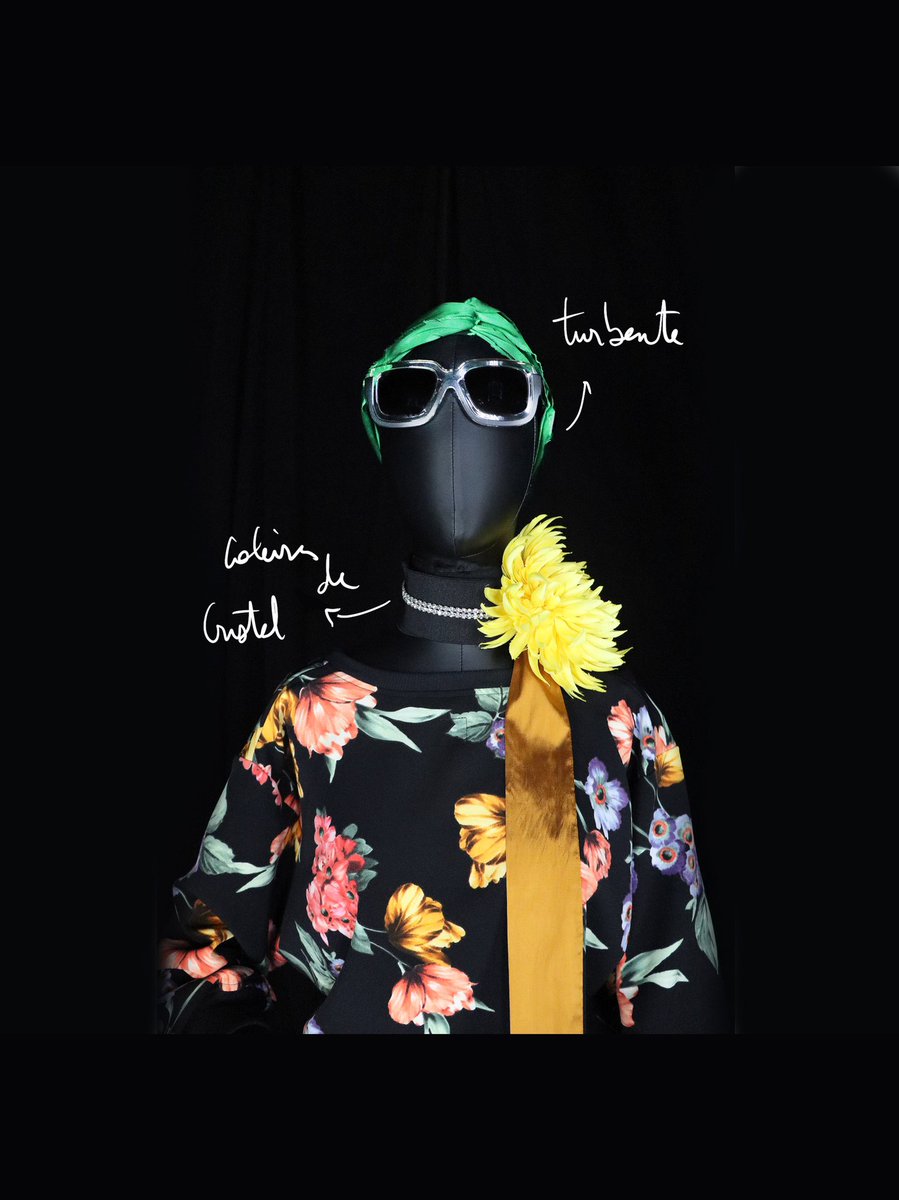 FauseHaten's tweet photo. Coleção Panda 
Look 5
Blusa estampada decote V
Saia em jackard azul e ouro 
Turbante verde

#fausehaten #coleçãopanda2020 #moda #fashion #tafeta #renda #lace #moleton #fleece #couture #hautecouture #fashionphotography #fashionphoto #fotografiademoda https://t.co/h8VxpLm8rS