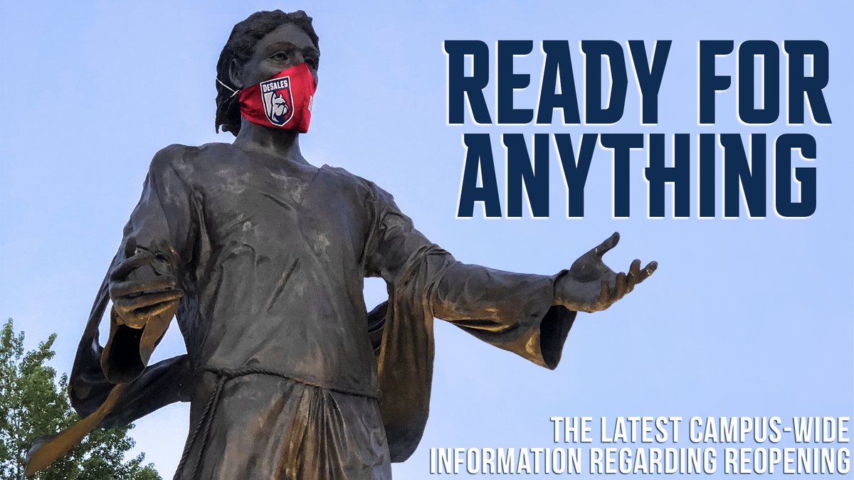 DeSales Athletics (@dsubulldogs) on Twitter photo For a comprehensive review of the latest campus-wide information regarding reopening, including the Return to Campus Guide, see the Ready For Anything page on the <a href="/DeSales/">DeSales University</a> website: desales.edu/inside-desales… For a comprehensive review of the latest campus-wide information regarding reopening, including the Return to Campus Guide, see the Ready For Anything page on the <a href="/DeSales/">DeSales University</a> website: desales.edu/inside-desales…