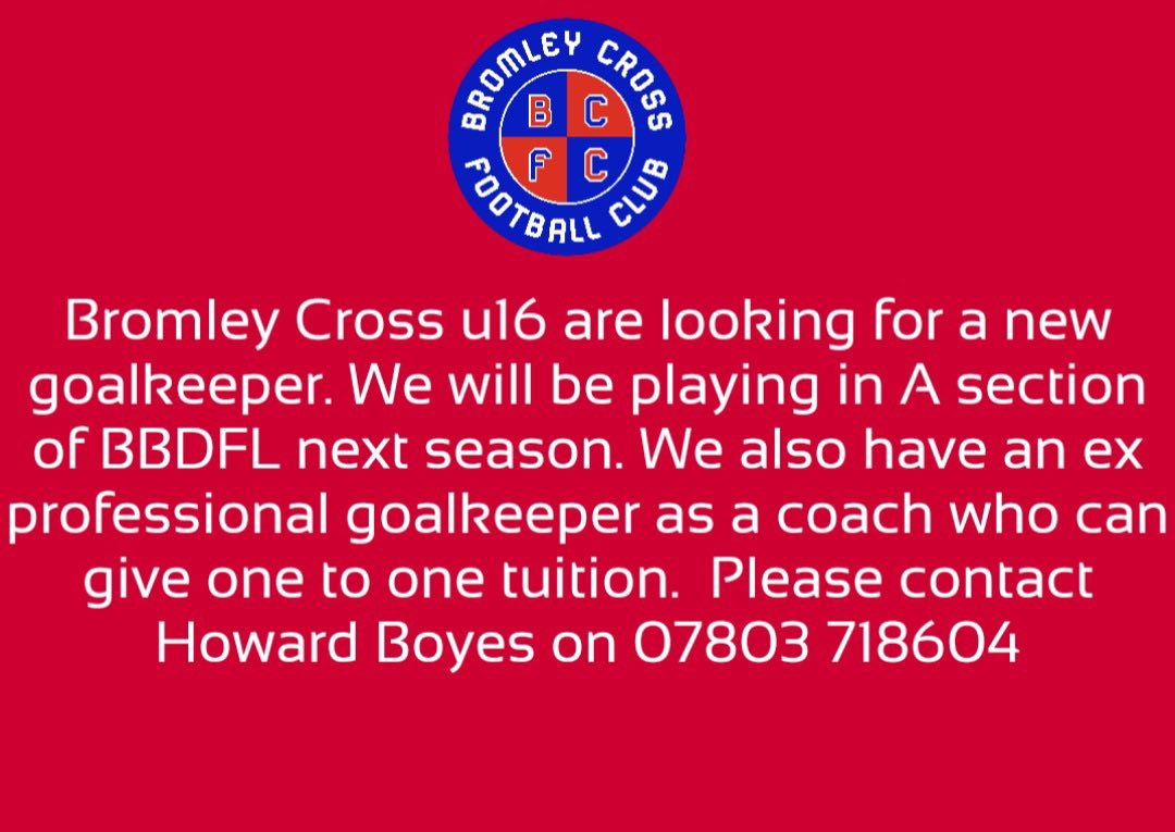 Bromley Cross FC tweet media