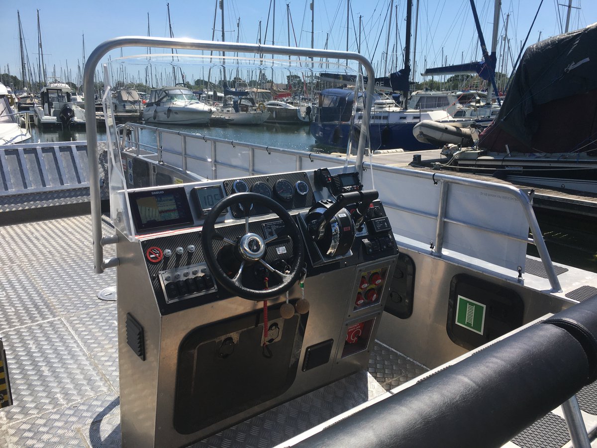Landing Craft UK supply new MCA-coded vessel to Outer Hebrides. WB2 Cat 4 8 pax + 2 crew; 30 knots performance, fantastic close-quarter control. Soft/comfortable ride. <a href="/MercuryMarine/">Mercury Marine</a> <a href="/OceanSafety/">Ocean Safety</a> <a href="/fire_event/">Event Fire Solutions</a> <a href="/simradyachting/">Simrad</a> #landingcraft #workboats #safetyboats  #fishfarming