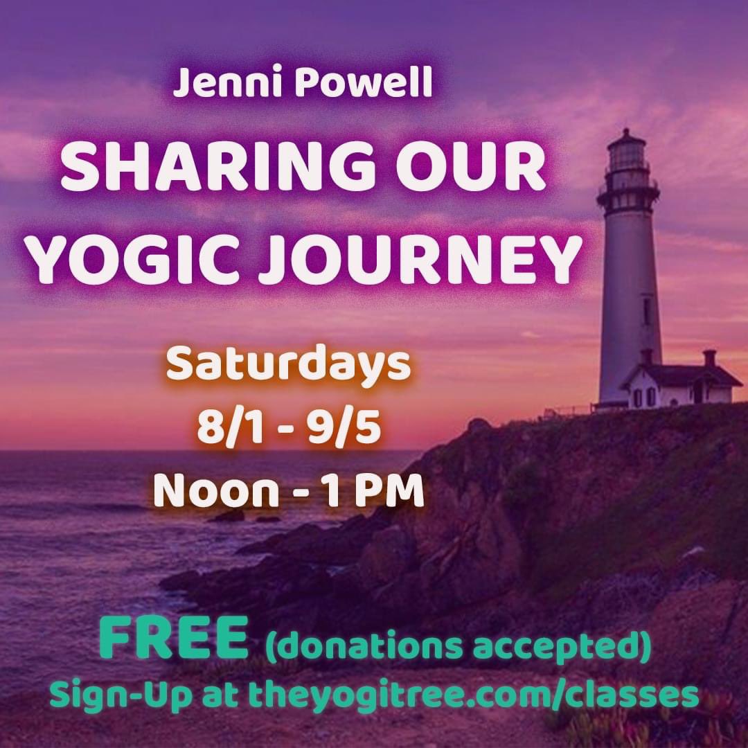 Class one was a joy to teach and can’t wait to do it again this Saturday at Noon! I’m going to focus on the Navel Point and share about how we actually have three minds. Join us, won’t you? Sign up at theyogitree.com/classes
