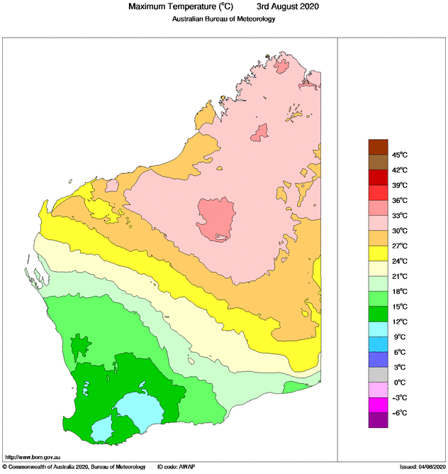 Bureau of Meteorology, Western Australia BOM_WA Twitter Analytics