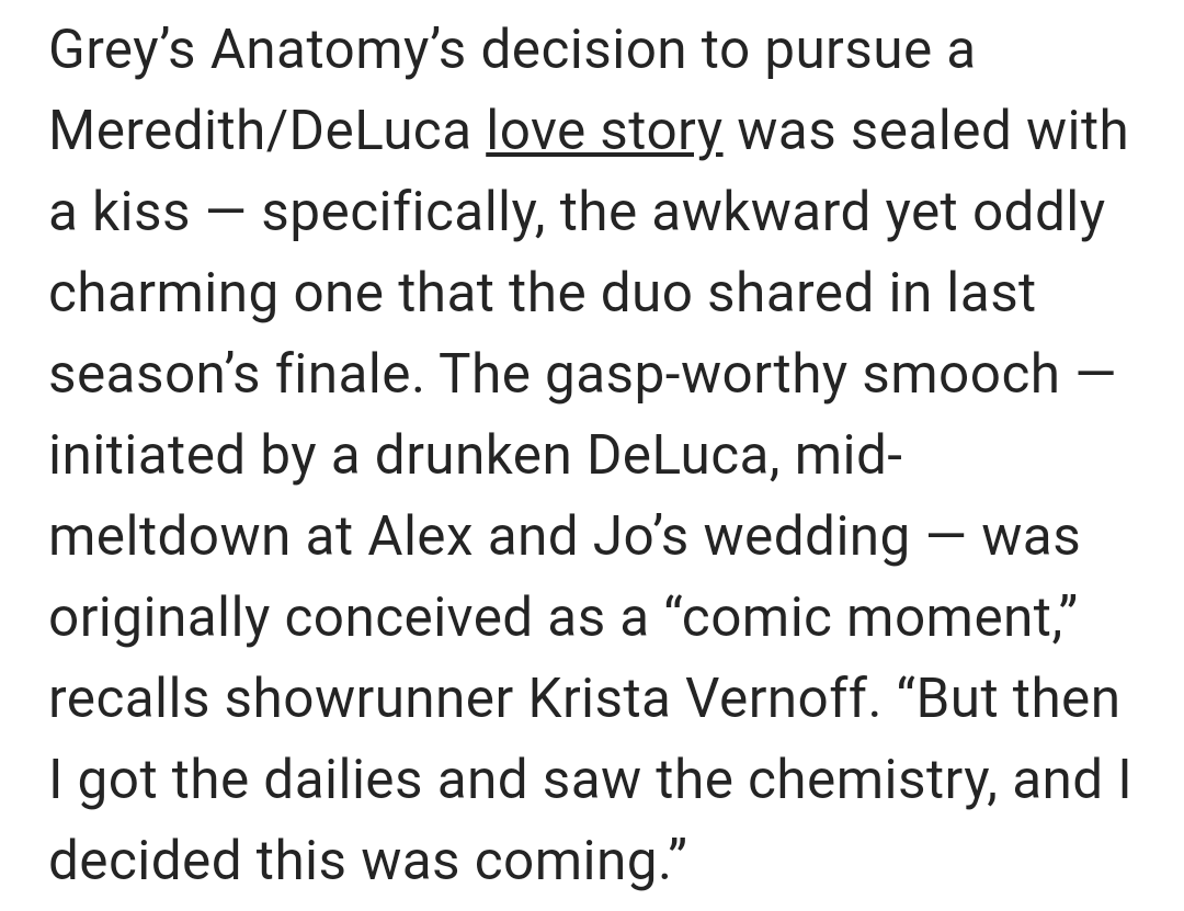 RANT; This just proves that Krista has a warped view of what chemistry is. That acting WAS awkward, and not in a good way - Jesus Christ, how could anyone see chemistry in that? Please, Japril's hug in that episode had 10x more chemistry. But sure, they were over.