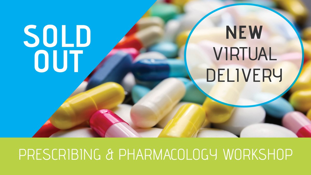 SOLD OUT: #Prescribing &amp; #Pharmacology Workshop.
Thank you to all the Delegates who have registered for the new ACNP #virtual #workshop starting this Wednesday 5 August. This virtual workshop has now sold out. acnp.org.au/calendarofeven…
#connect #cpd #education #np