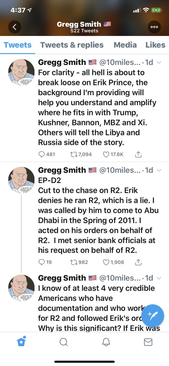 PS/ The below screenshot gives you a sense of some of what Smith was posting before he and/or his account disappeared. Needless to say I have no information on what happened here, and I won't speculate. But I think some full-time journalists should consider looking into this now.