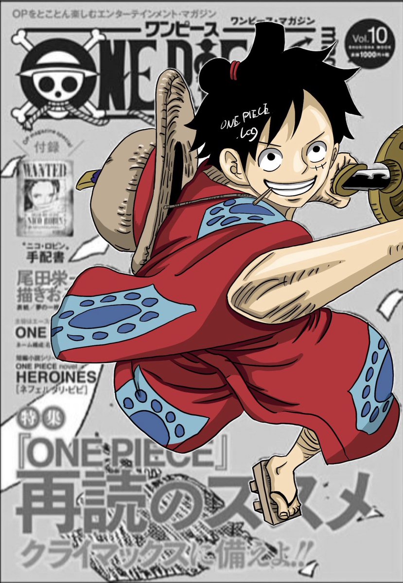 Log ワンピース考察 En Twitter One Piece Magazine Vol 10 ロビン手配書 尾田先生描き下ろし 夢の一枚 Episode A Novel Heroine ビビ 特集 ワンピース再読のススメ 他