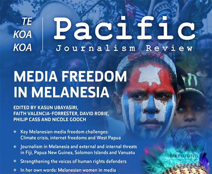 #PJR warns growing risks and hostile laws ‘silencing’ #Melanesian media #PacificJournalismReview @pacmedcentre @mmfforum @westpapuamedia @GAIGriffith @AUTuni @RSF_inter @RSF_en @ifjasiapacific @CPJAsia #mediafreedom #research #journalism asiapacificreport.nz/2020/08/04/pjr…