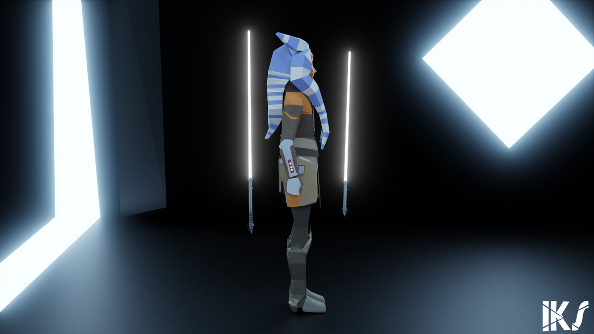 AfroGiks's tweet photo. A small animation of Ahsoka Tano from the Star Wars Rebels series, inspired by the concept art of Goran Josic
https://t.co/eMBsekqnlU
#blender #blender3d #cyclesrender
#scandroid #forcetheme #starwars #ahsokatano #starwarsrebels #lightsaber #goranjosic #ahsoka #Disney https://t.co/sbOP3F3WKK