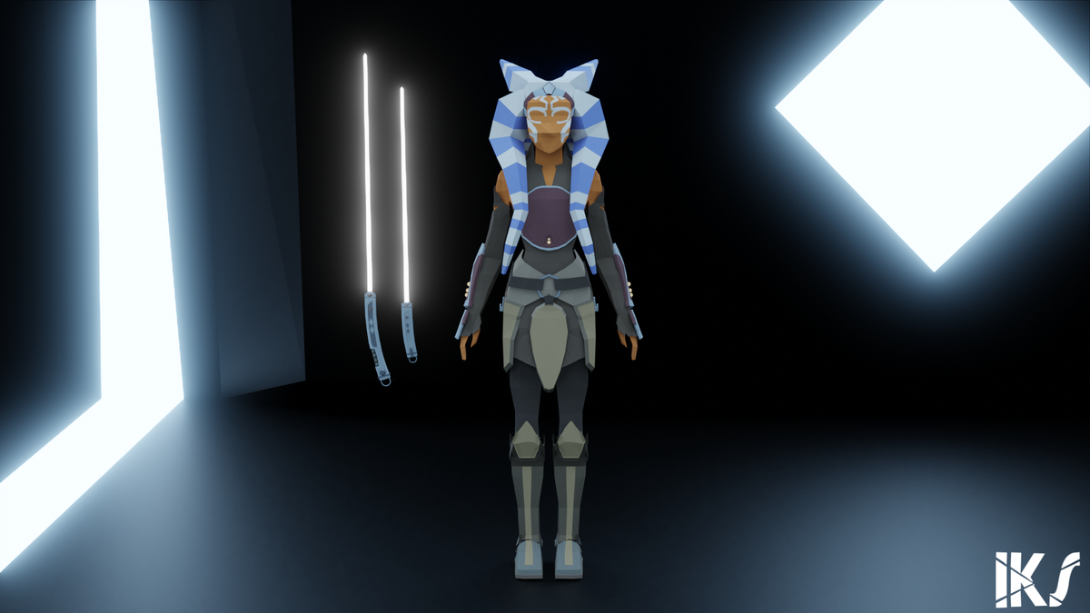 AfroGiks's tweet photo. A small animation of Ahsoka Tano from the Star Wars Rebels series, inspired by the concept art of Goran Josic
https://t.co/eMBsekqnlU
#blender #blender3d #cyclesrender
#scandroid #forcetheme #starwars #ahsokatano #starwarsrebels #lightsaber #goranjosic #ahsoka #Disney https://t.co/sbOP3F3WKK