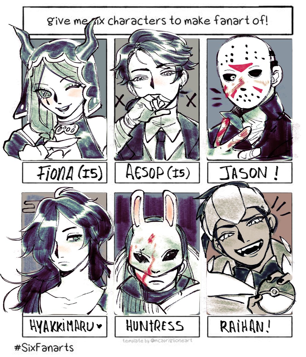 AAAA 
I forgot to post this old sixfanart challenge I did a while ago!
I want to do this again, with sketchs like this 
SOO!! U HAVE SOME REQUESTS? ^^

#SixFanartsChallenge #SixFanarts #IdentityV #identityVイラスト 