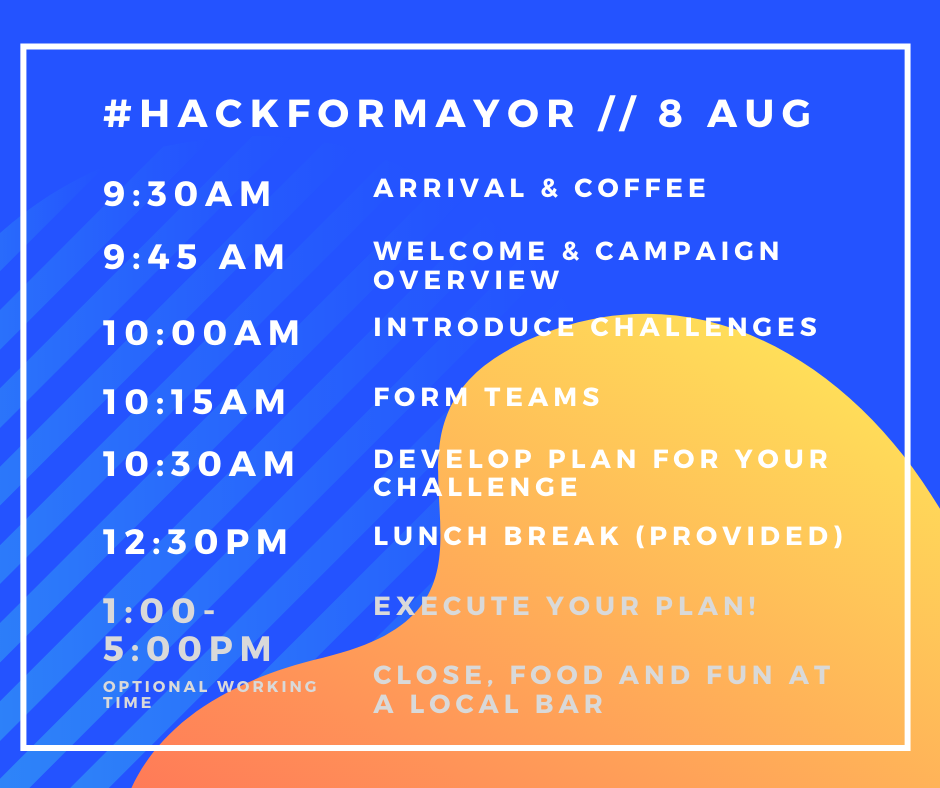 brodiemcculloch's tweet photo. What is #HackforMayor?
#HackforMayor is the first ever community driven hackathon, inviting YOU to be involved in shaping the future of Perth. Check out the agenda below and register now:
https://t.co/1kytshM7jg #LetsLeadChange #BrodieForMayor https://t.co/PTuwgZlP6F