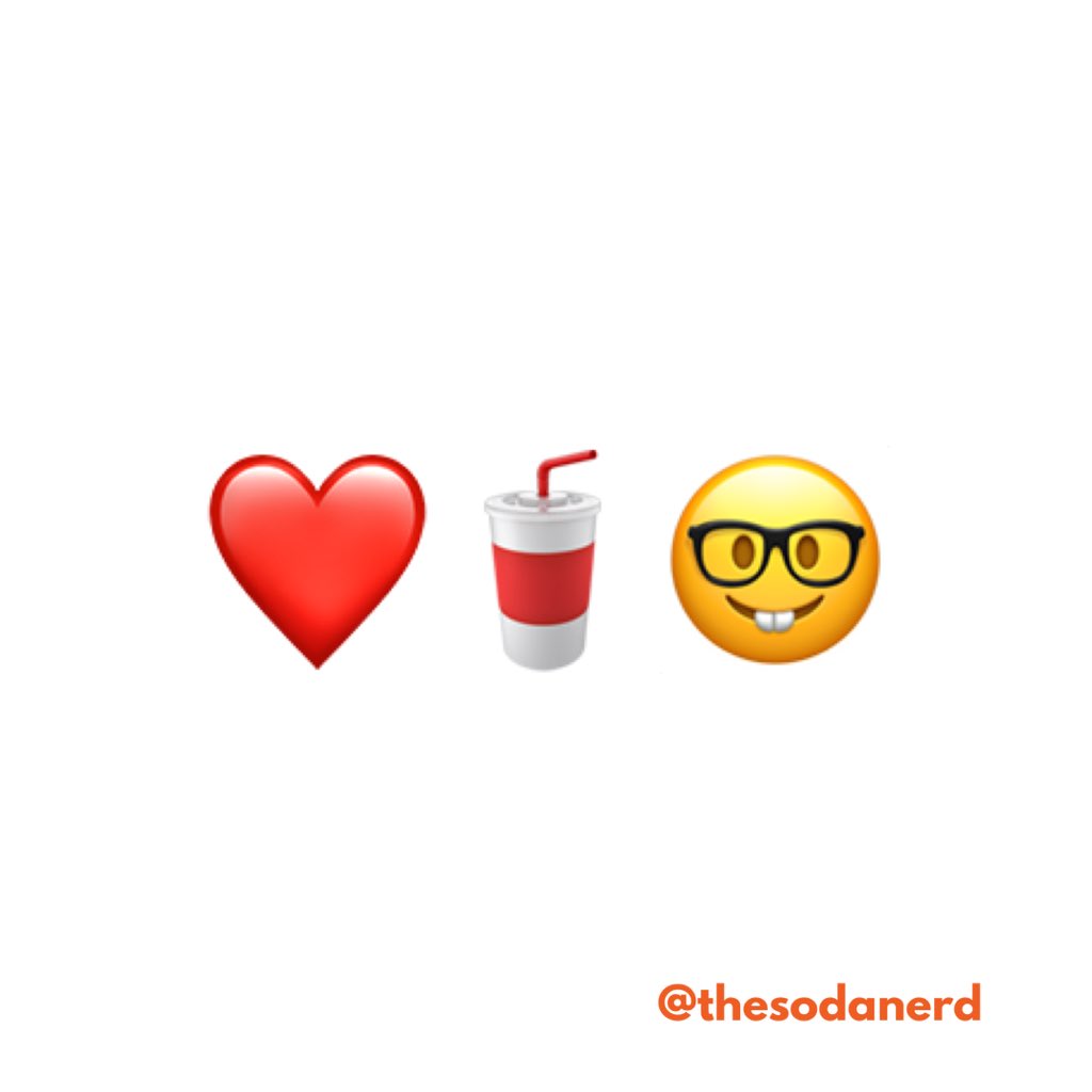 TheSodaNerd's tweet photo. Some how, we lucked into this. The ability to express our appreciation and name through emoji.

#soda #fountaindrink #cokeproducts #pepsiproducts #drink #drinking #thesodanerd #cedarcity #southernutah 
#visitcedarcity #tbirdnation #suutbirds https://t.co/tHbysxNK5d