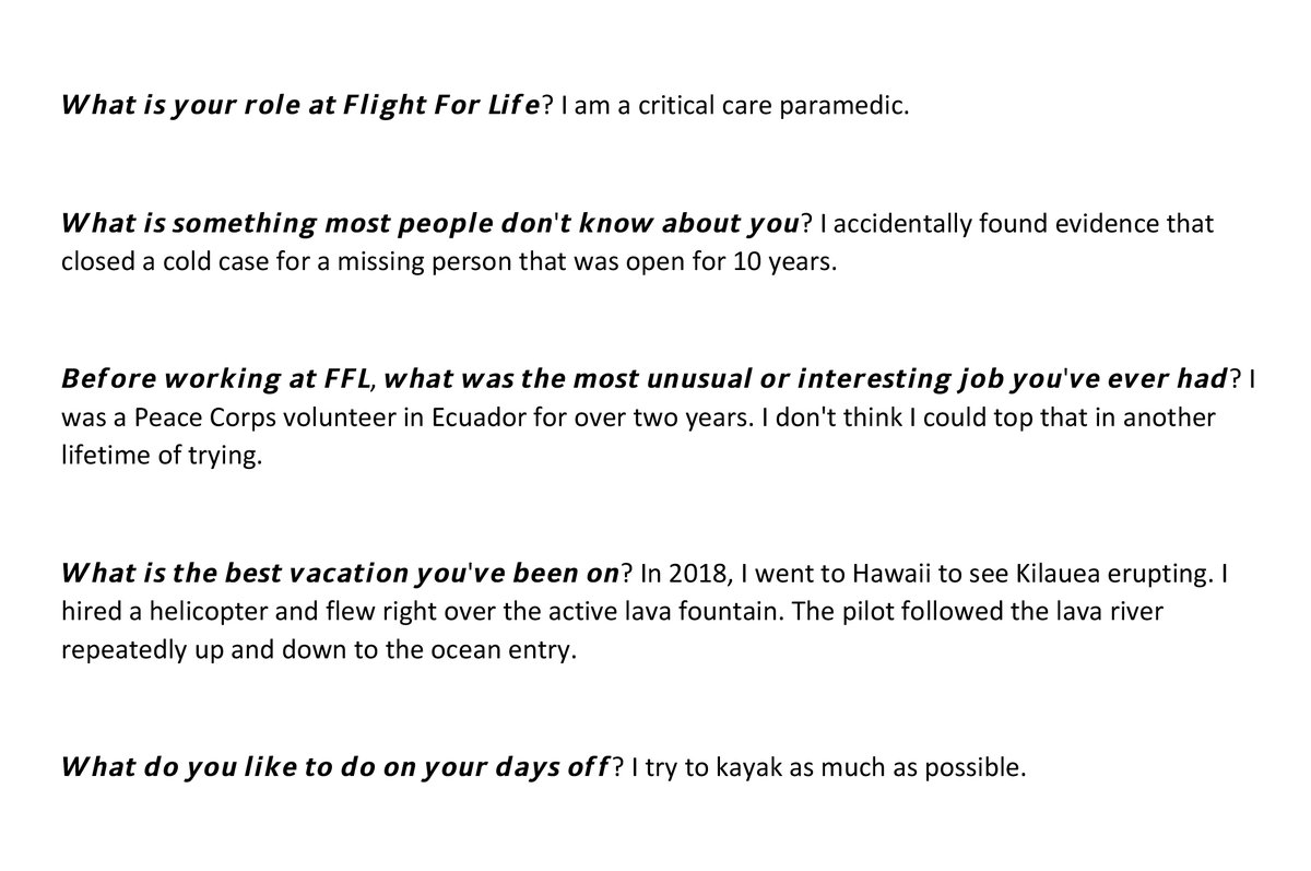 #MeetTheTeamMonday - Meet FFL paramedic Christi!