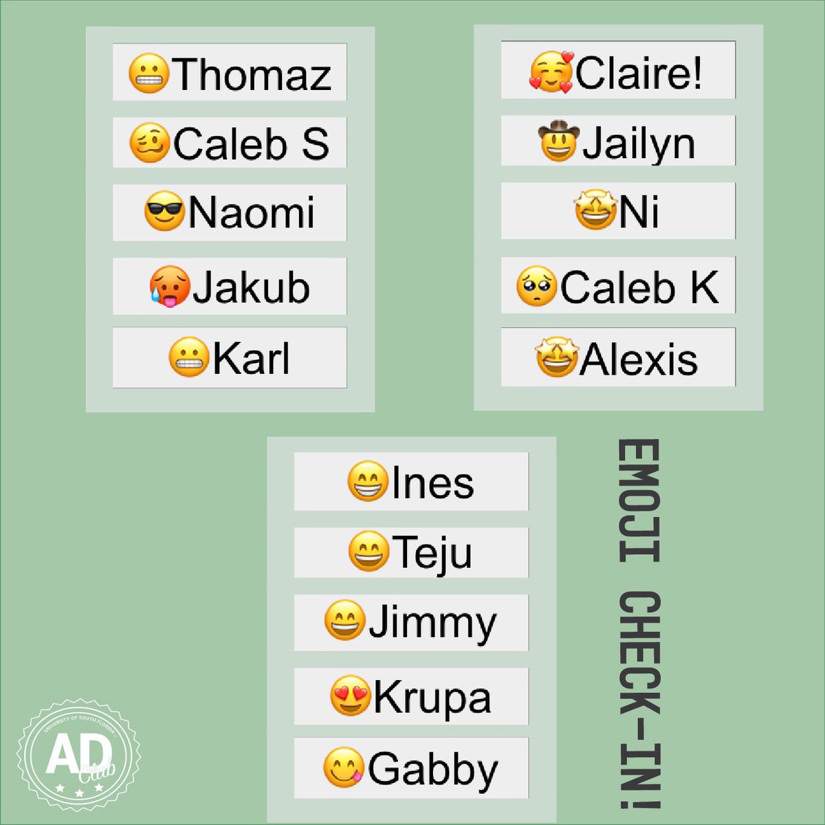 We had so much fun this passed Wednesday 🌟 Our last event, Picture This at Home, covered headshot processes, LinkedIn life hacks and a Photoshop tutorial! We even got to check in with our members on how they’ve been feeling 😄 #adclub #advertising #summer2020 #usf #zoom