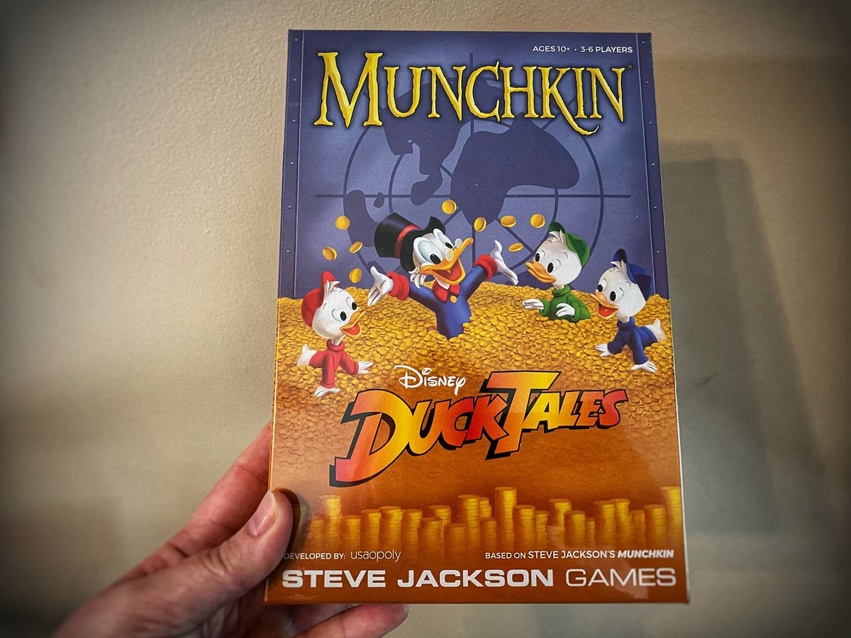 wots_qc's tweet photo. Can’t wait to get those new games from @TheOpGames to the table!!
#MunchkinDuckTales
#ScoobyDoo
#CodenamesDisney
#HuesAndCues
#PlayMoreGames #NewToTheShelf https://t.co/yqruZsK46k