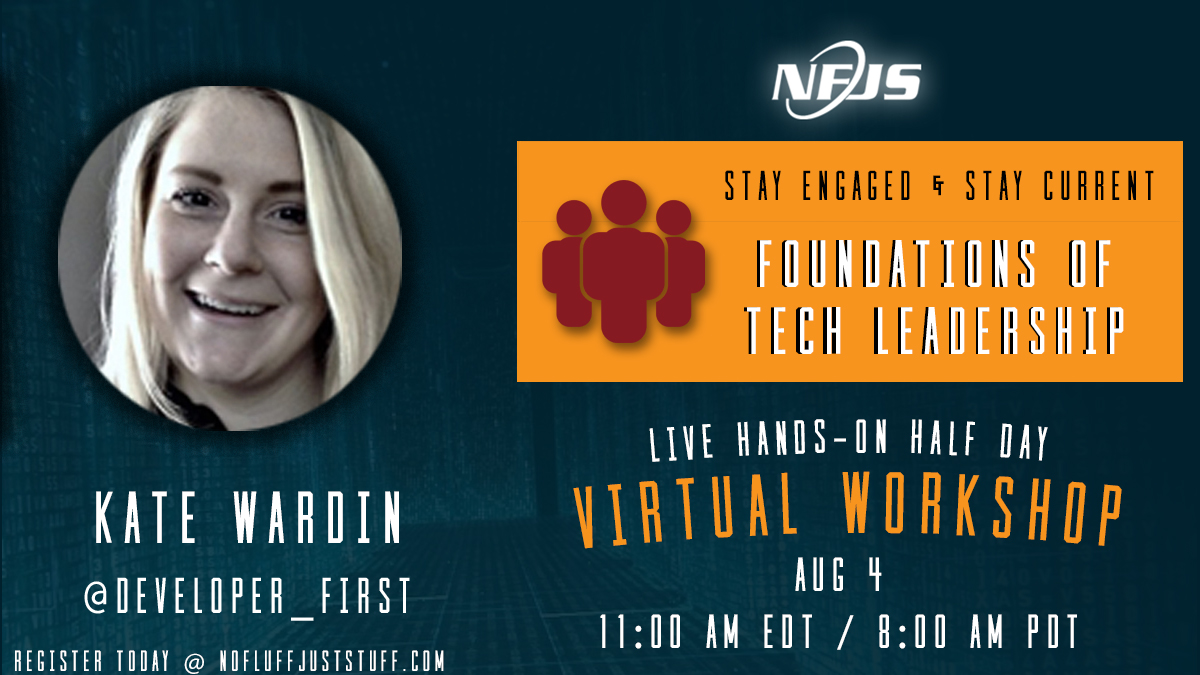 developer_first's tweet image. Looking forward to the #nfjs Tech Leadership Workshop tomorrow!