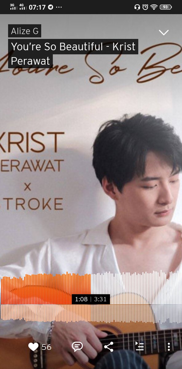 Ikristtpsingto's tweet photo. The chorus is keep getting stuck at in my head.  @kristtps #KristPerawat #yoursobeautiful 🎶 🎧 https://t.co/BBzhpXu6XF