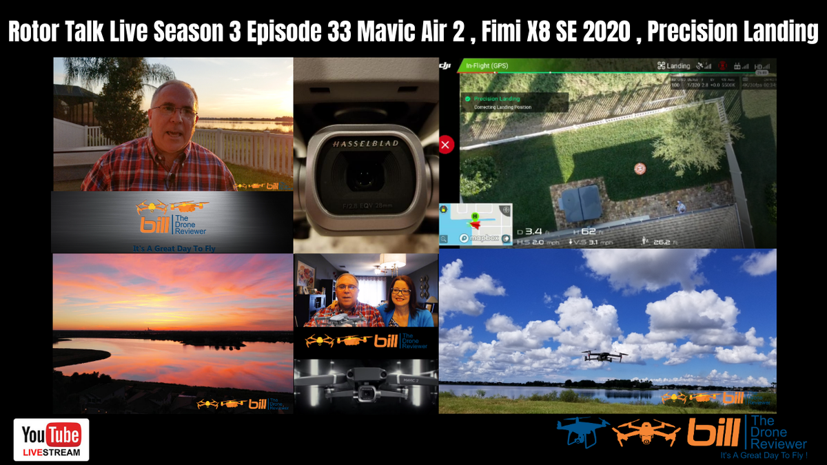 Rotor Talk Live Season 3 Episode 33 Mavic Air 2, Fimi X8 SE 2020, Precision Landing #MavicAir2 #FimiX8Se2020 #PrecisionLanding youtu.be/YMG8oZpxtP8
 via 
@YouTube