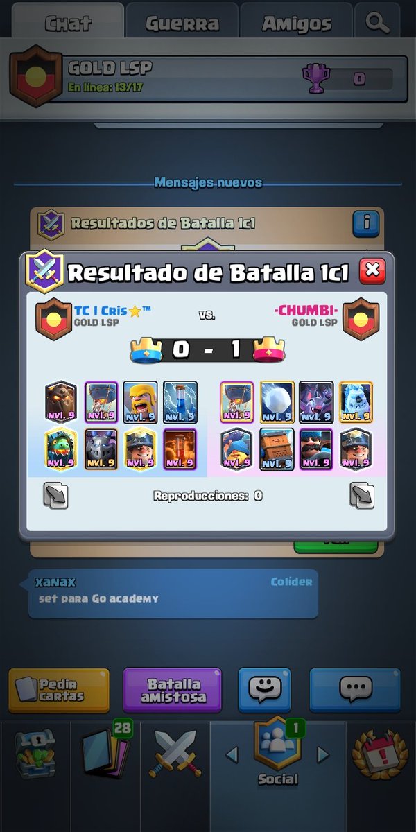 <a href="/GhostOrangeAc/">Ghost Orange™ Academy</a> se lleva el set 1 con barrida de CHUMBI 

SET 1
🎯 0-1