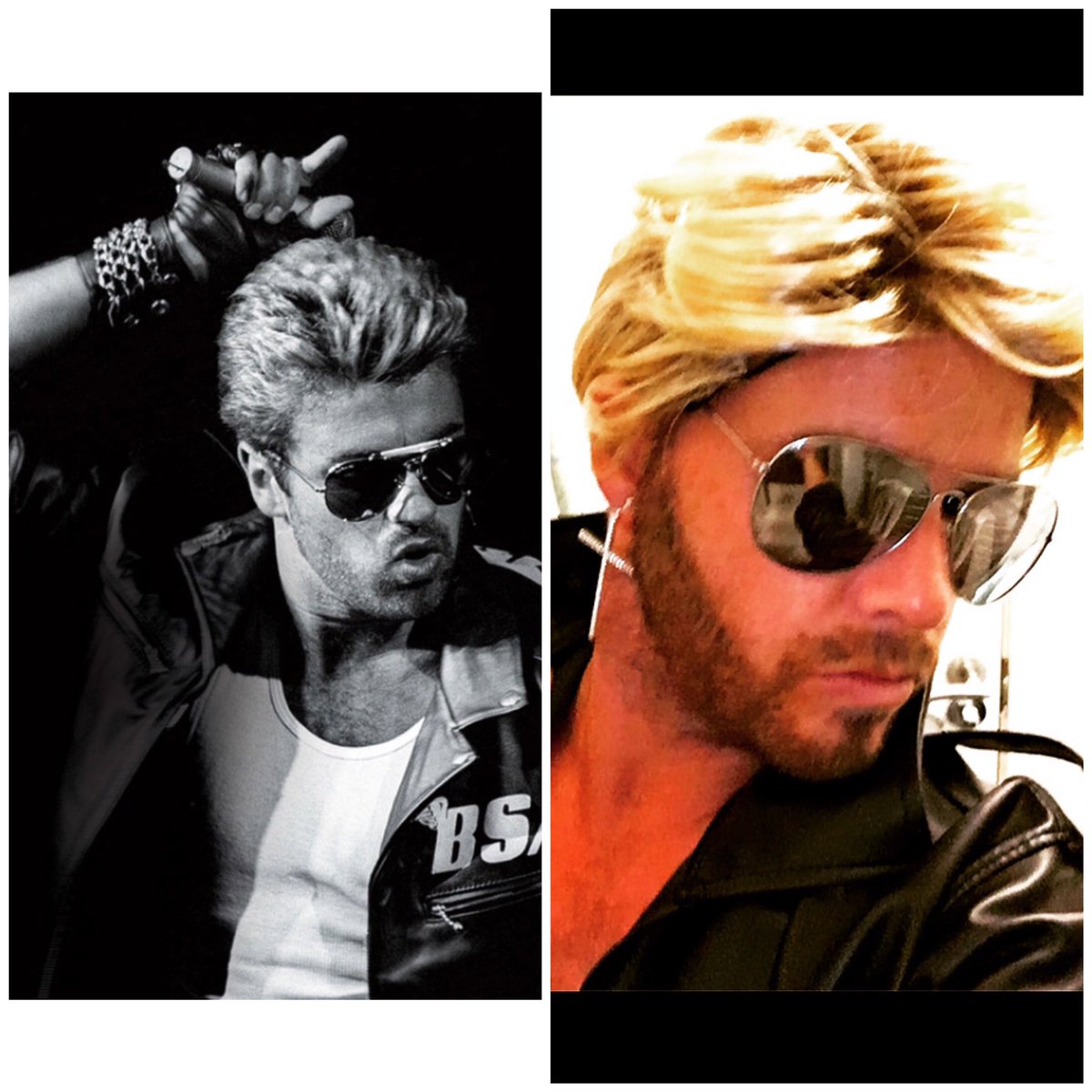 Homage to the late #GeorgeMichael 

#cosplay #rip #faith #GeorgeMichaelfaith #artist