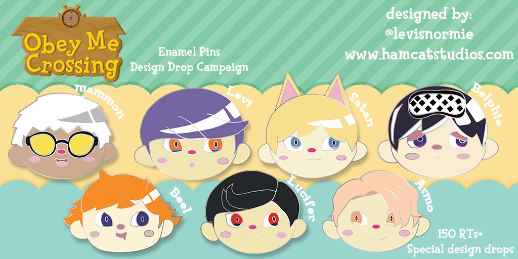 levisnormie's tweet photo. ᴥ︎𝙾𝚋𝚎𝚢 𝙼𝚎 𝙲𝚛𝚘𝚜𝚜𝚒𝚗𝚐 ᴥ︎
| an enamel pin collection|
𝕂𝕚𝕔𝕜𝕤𝕥𝕒𝕣𝕥𝕖𝕣 𝕝𝕚𝕧𝕖: August 12th@ 12PM EST

[ PLS RT AND SHARE]
#obeyme #obeymejp #ObeyMAX #Obeymetitlescreen #obeymefanart #obeymeshallwedate #AnimalCrossingNewHorizons https://t.co/VaYxDIrcpE