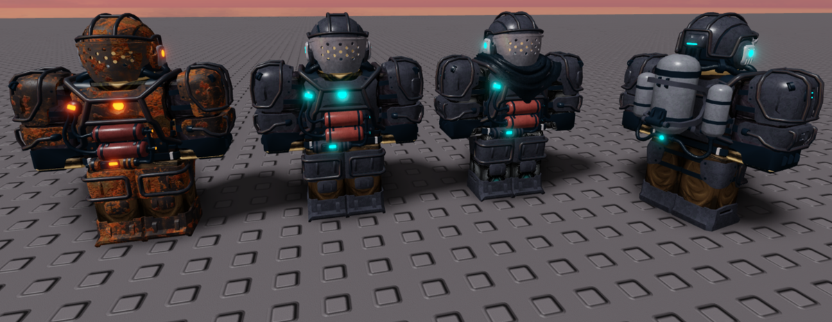 Sonicthehedgehogxx On Twitter New Armor Cosmetics In The Works For Dawn Of Aurora Roblox Robloxdev - roblox robot armor