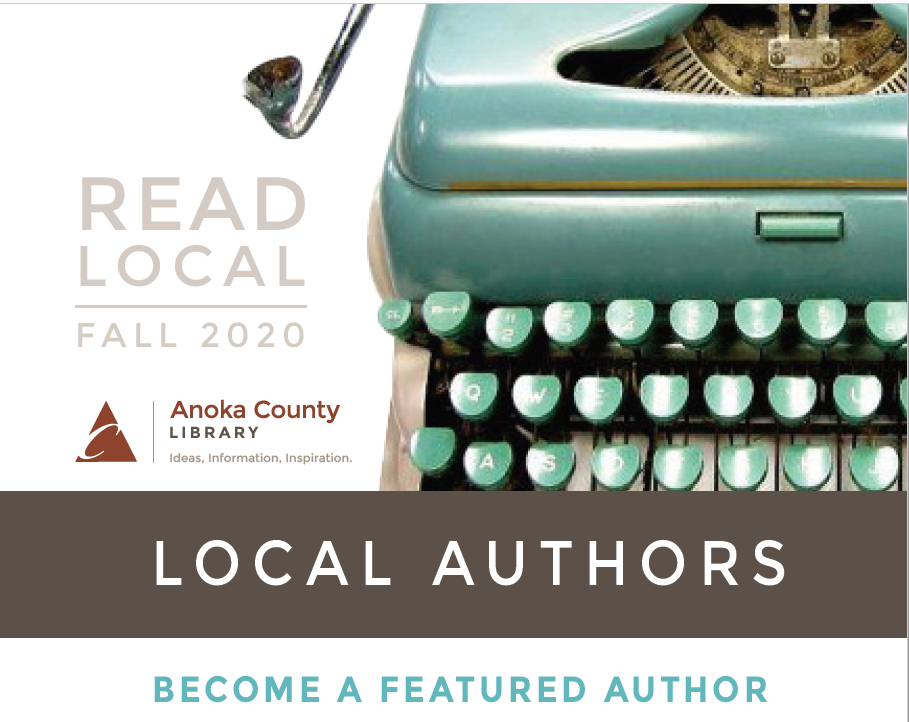 AnokaCoLibrary's tweet photo. Are you a local author interested in having your work promoted by the library? Apply to be one of our featured writers in this fall's Read Local Program: https://t.co/IIKPo6TWUs
#ACLReads #ACLWrites #LocalAuthors https://t.co/IC4fdRzKNl