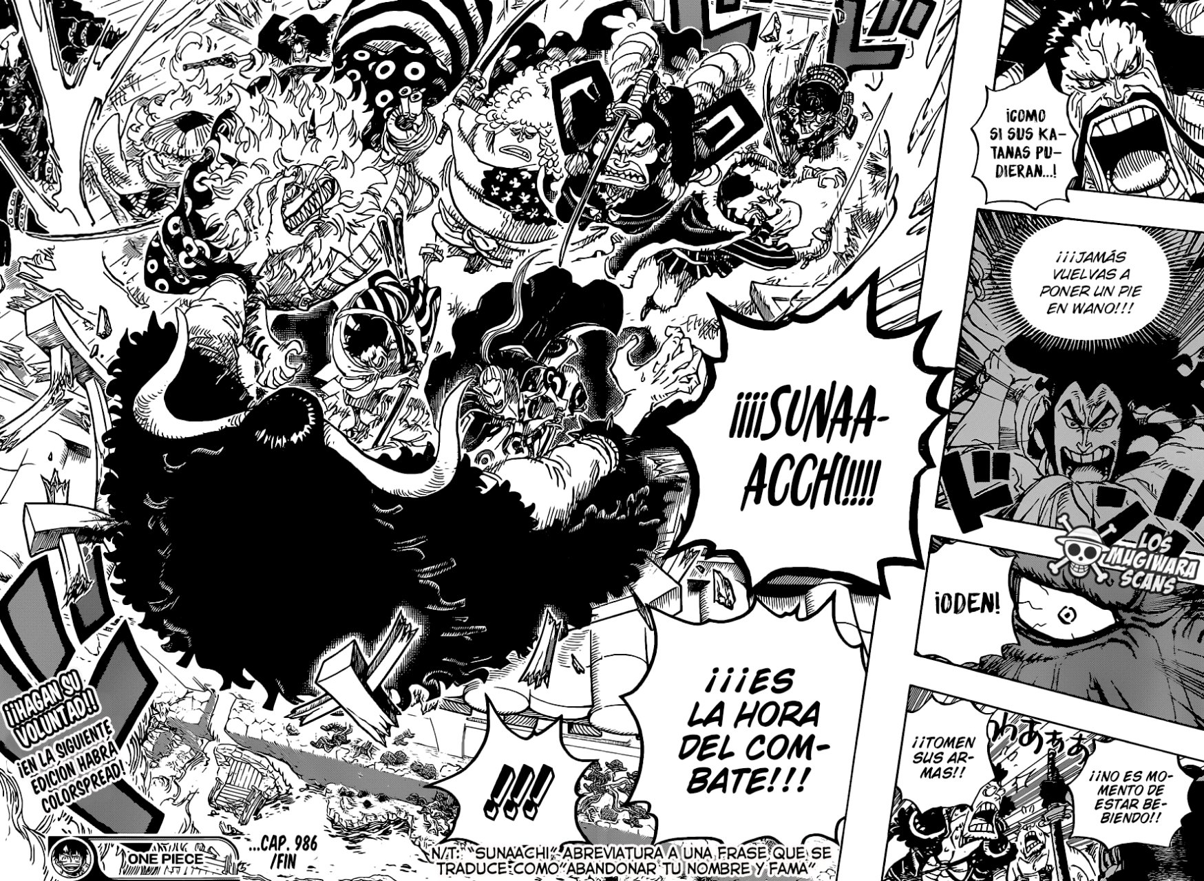 Mamadas De Mangas Twitterren Todos Contra Kaido Manga One Piece 986 T Co Mulnrhm7ho Twitter