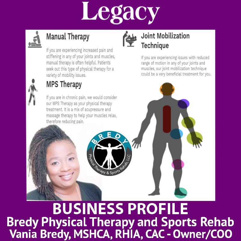 Success Profiles: Business Profile Of The Week is Bredy Physical Therapy &amp; Sports Rehab, LLC <a href="/BredyPT/">BredyPhysicalTherapy</a> Owned by Vania Bredy, MSHCA, RHIA!

Read More in our newsletter: conta.cc/3gplNx9

#Physicaltheraphy #manualtherapy #jointmobilization #neurologicaltherapy